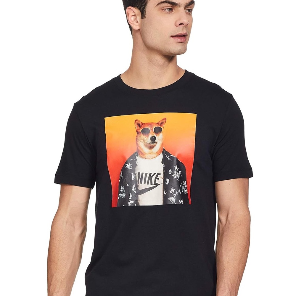 Nike Sportswear Shiba Inu T-shirt Size Medium - Picture 2 of 8